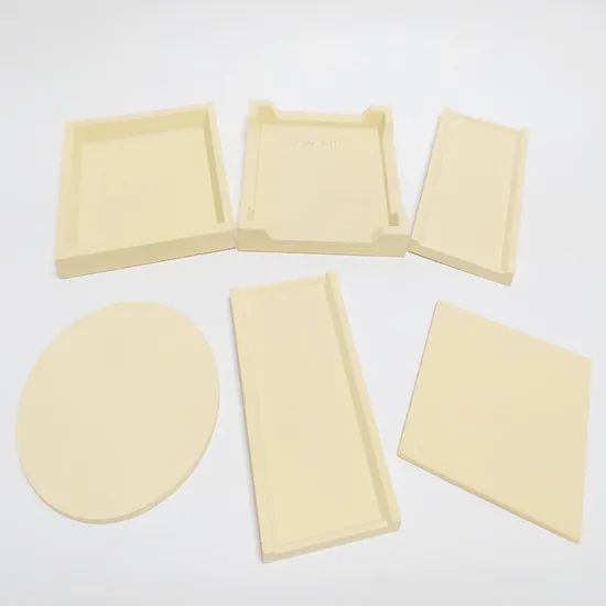 Refractory Calcia Stabilized Zirconia Ceramic Crucible Csz Setter Plate